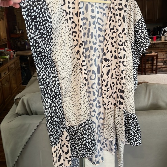 J. C. Fashion Lightweight Spring Coverup Jacket Size L - Picture 2 of 7